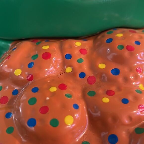 Caillou Ceramic Cookie Jar Excellent Condition Discontinued Primary Colours 11” - Picture 5 of 11